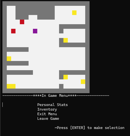 Console Game C++ Village Dungeon